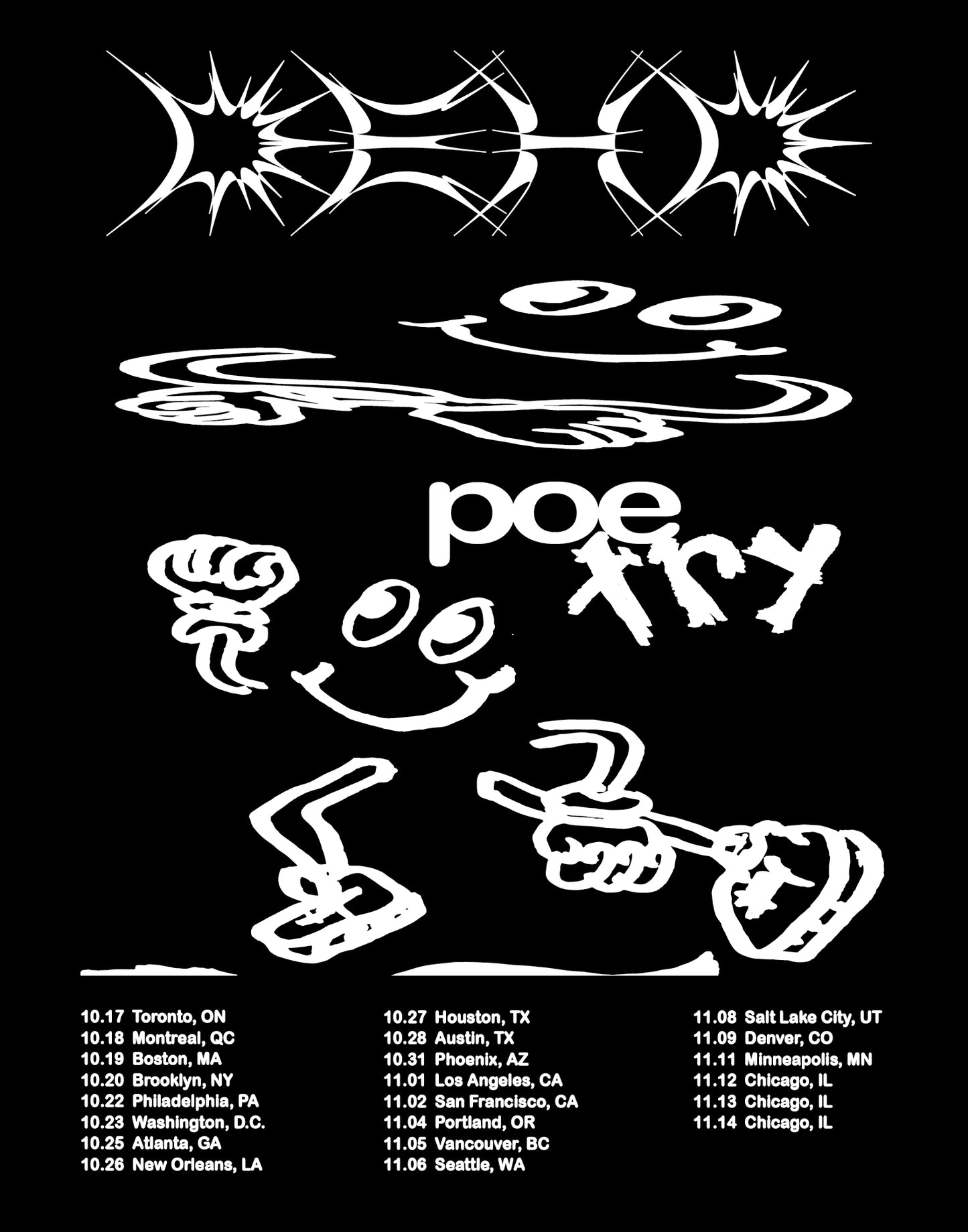 Poetry Tour Poster 2024